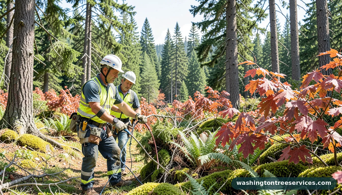 Professional equipment for arborist washington state in Washington arborist washington state - tree service equipment and crew in Washington