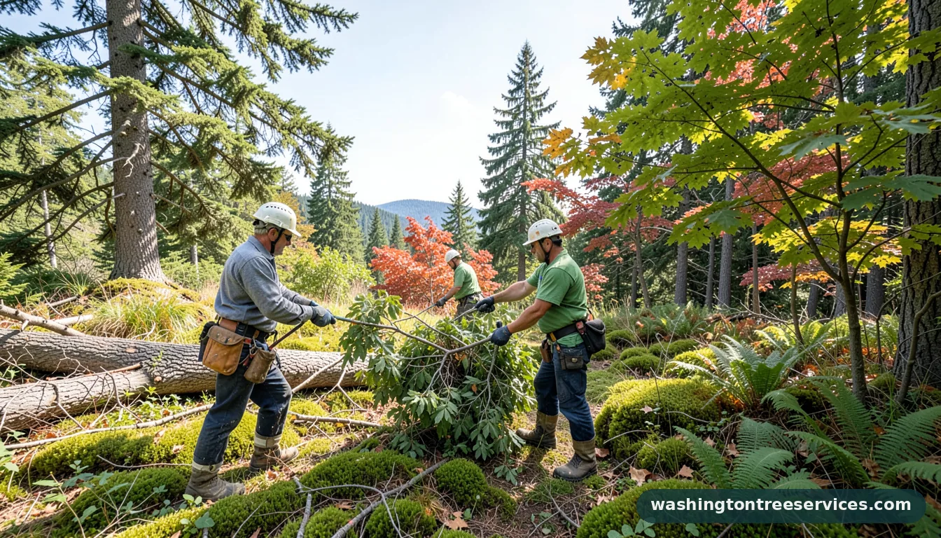 arborist whidbey island - certified arborists at work in Washington