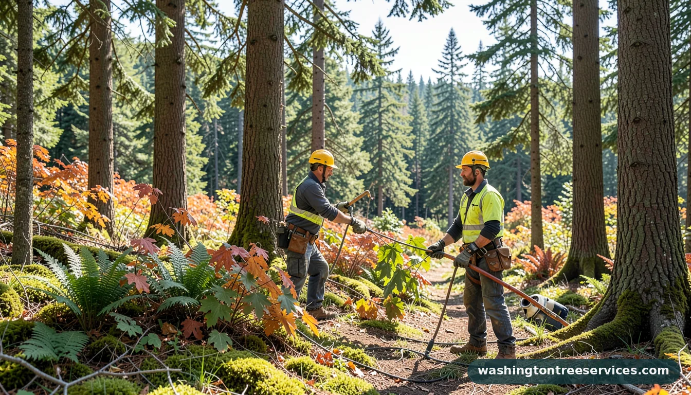 arborist whidbey island - tree service equipment and crew in Washington