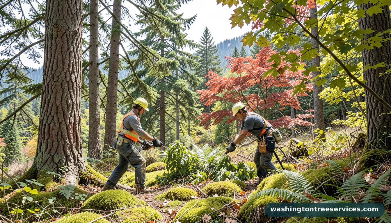 arborist whidbey island - completed tree work by Washington Tree Services