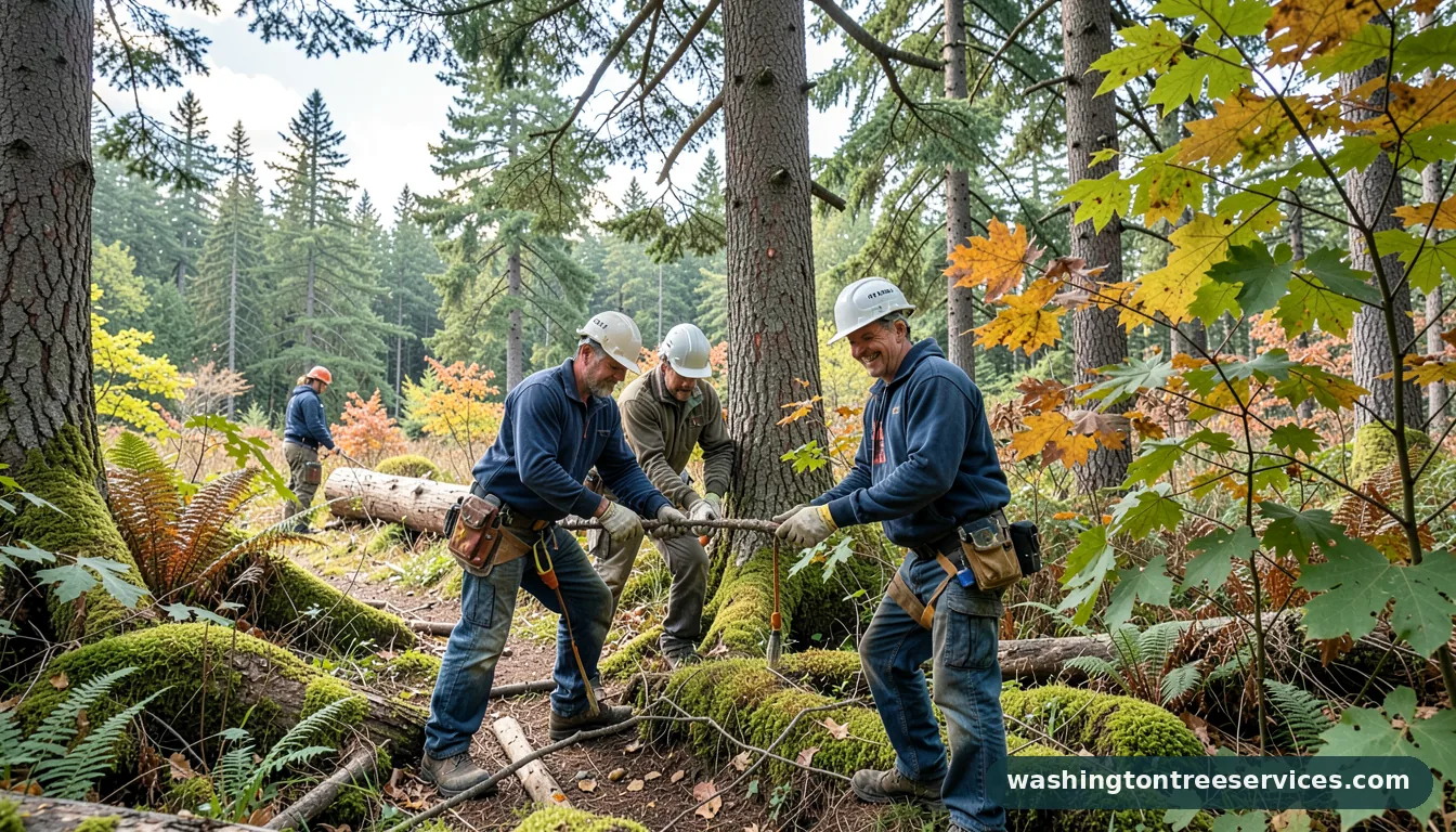arborist woodinville - certified arborists at work in Washington