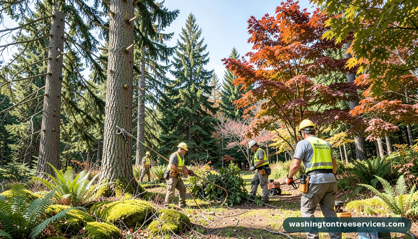 arborist woodinville - completed tree work by Washington Tree Services
