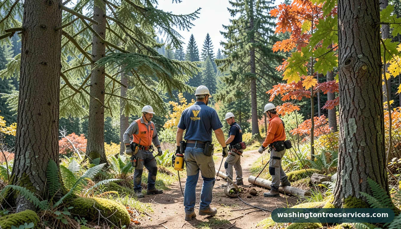 Certified arborists handling arborist yakima in Washington arborist yakima - certified arborists at work in Washington