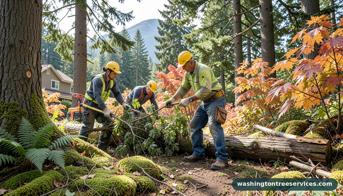 Certified arborists handling arborists in seattle in Washington arborists in seattle - certified arborists at work in Washington