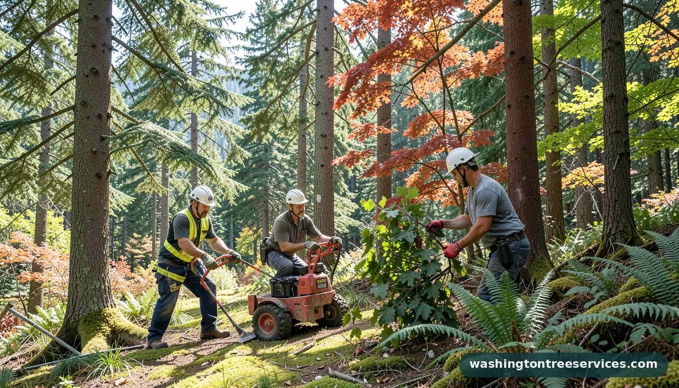 Completed arborkelp treatment project by Washington Tree Services arborkelp treatment - completed tree work by Washington Tree Services