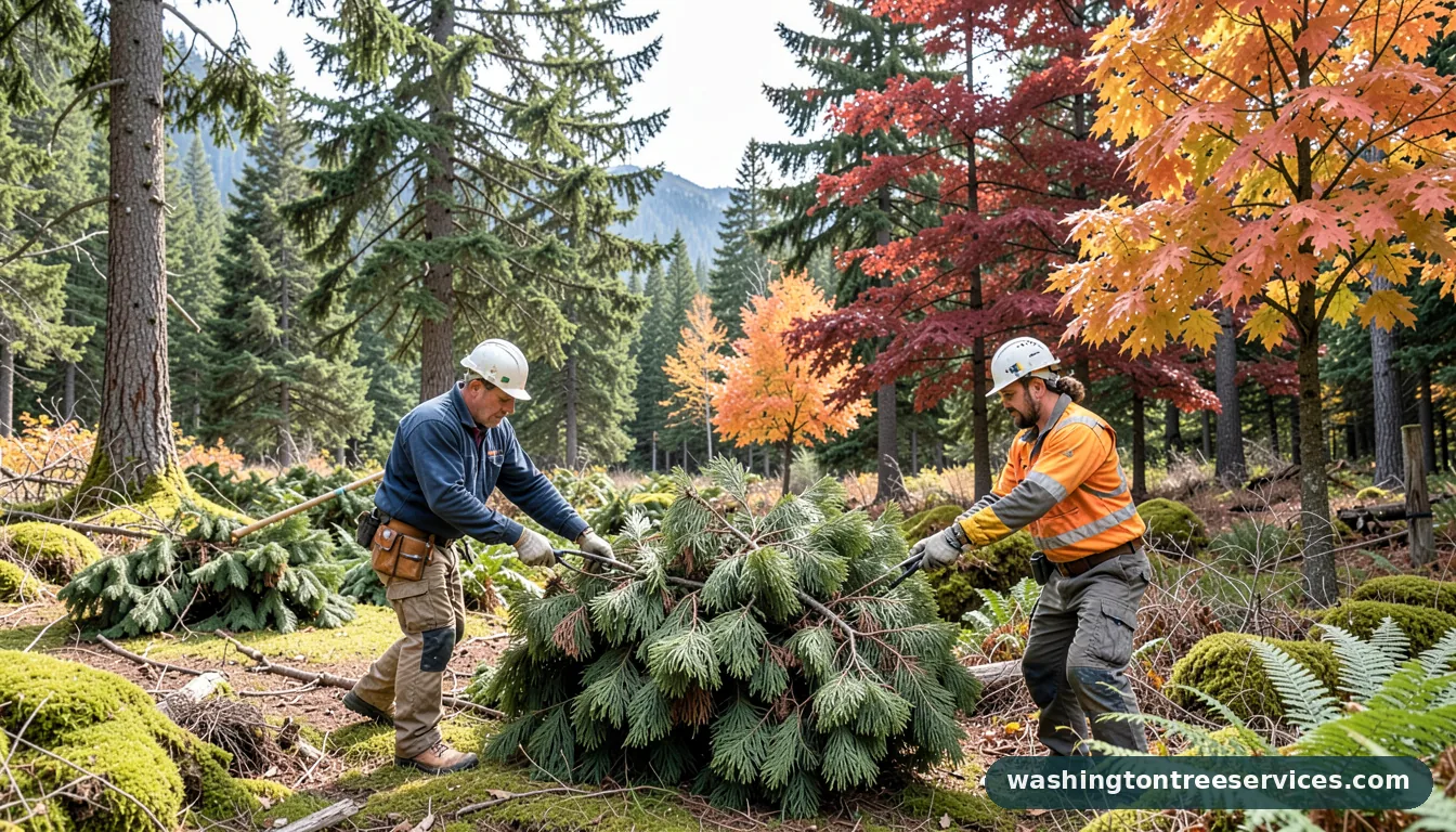 arborvitae bug infestation - certified arborists at work in Washington