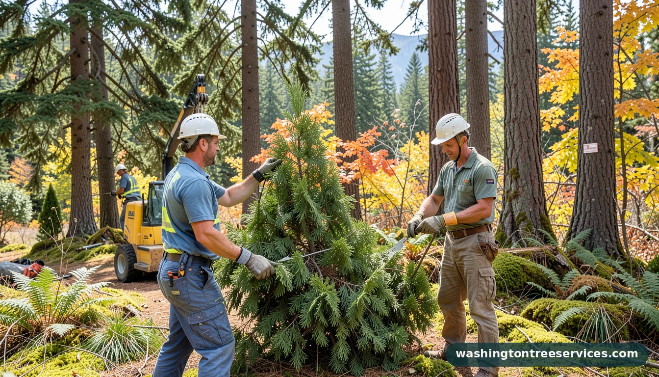 arborvitae care - certified arborists at work in Washington