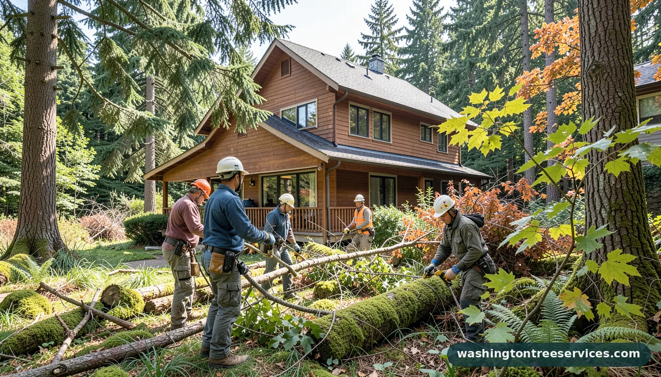 arlington tree removal - completed tree work by Washington Tree Services