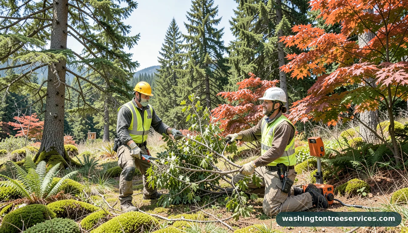 asca registered consulting arborist - certified arborists at work in Washington