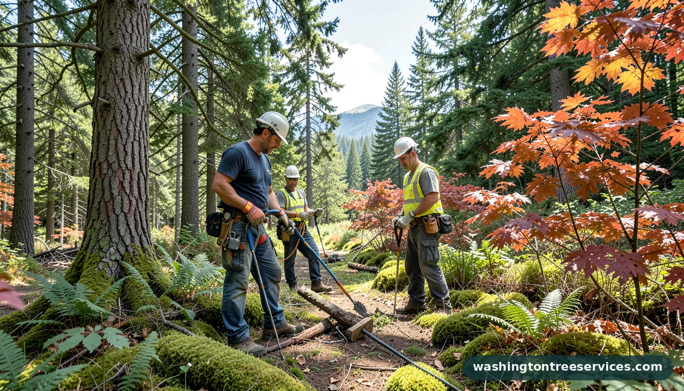 asca registered consulting arborist - tree service equipment and crew in Washington