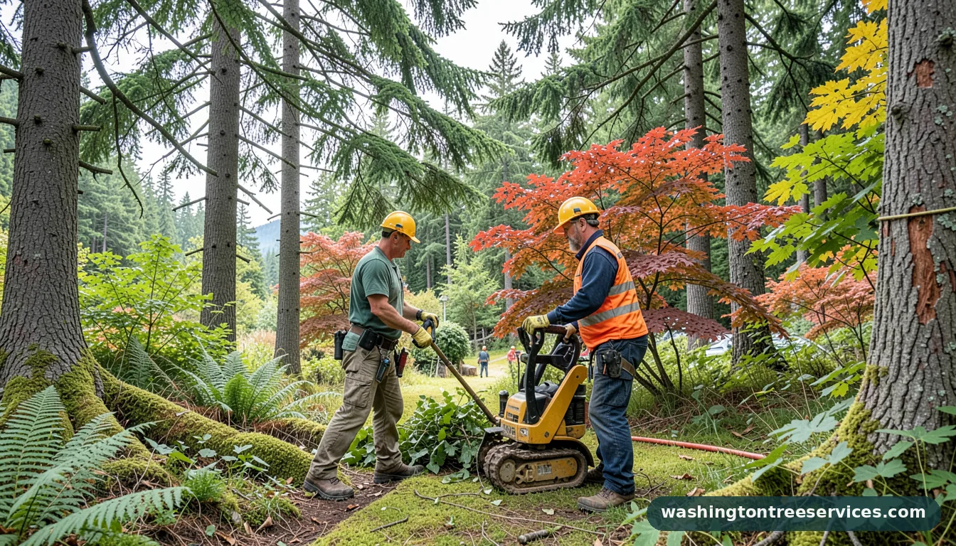 Professional equipment for asplundh tree service near me in Washington asplundh tree service near me - tree service equipment and crew in Washington