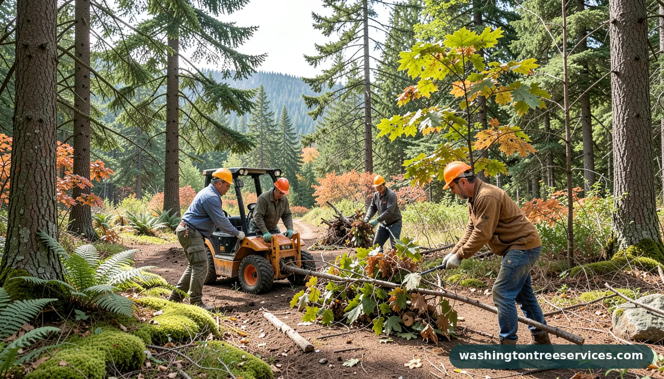 Certified arborists handling auburn arborist in Washington auburn arborist - certified arborists at work in Washington