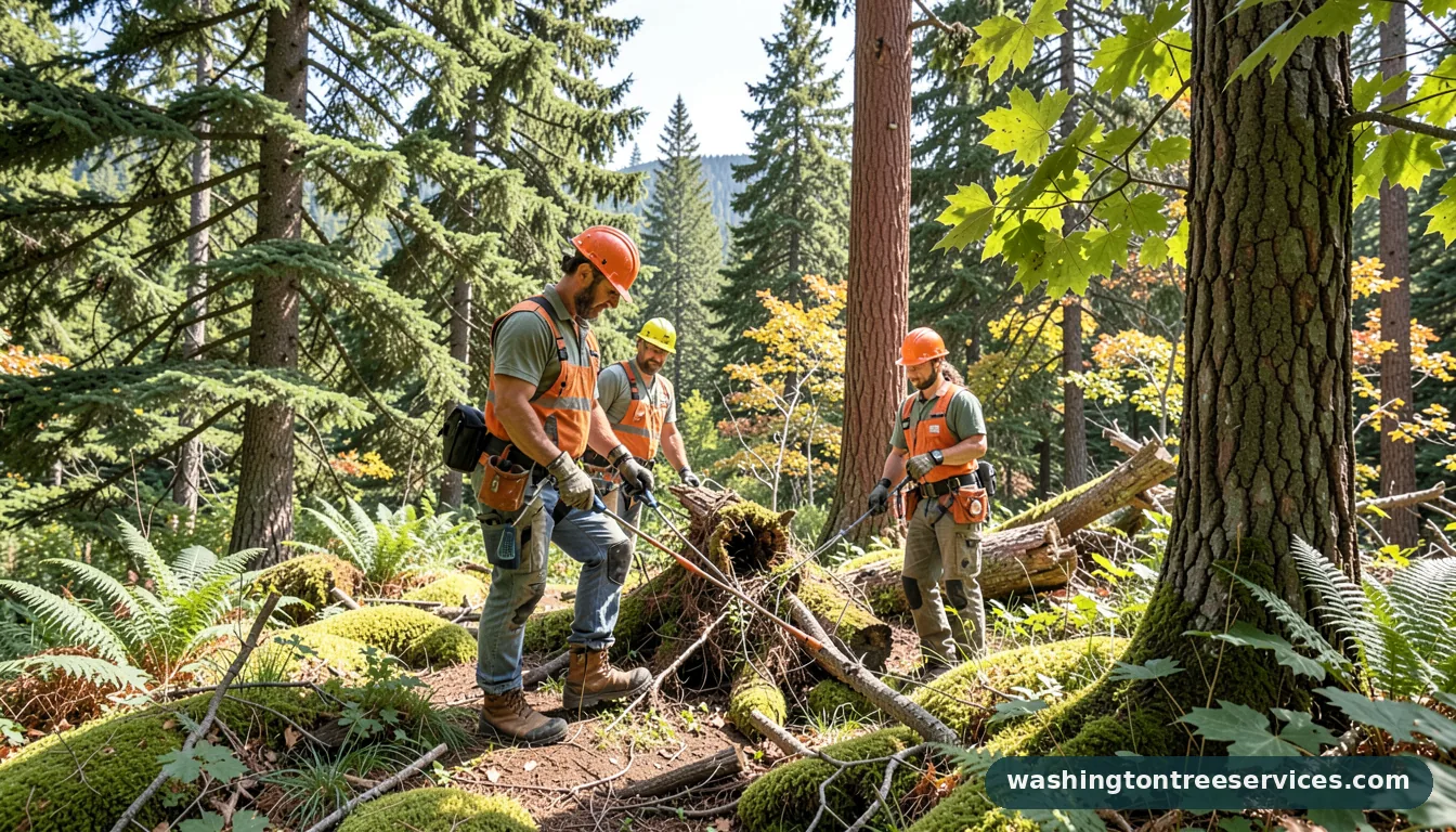 Professional equipment for auburn arborist in Washington auburn arborist - tree service equipment and crew in Washington