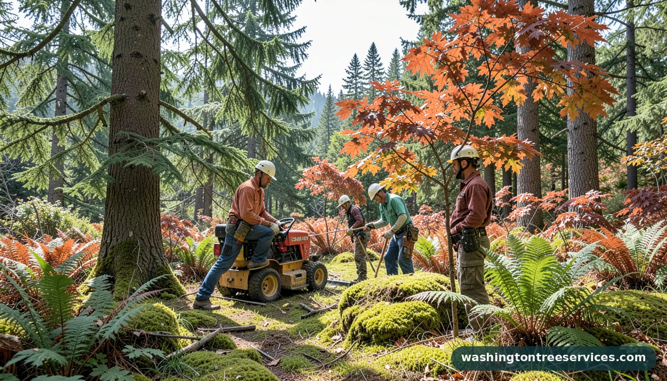 Completed auburn arborist project by Washington Tree Services auburn arborist - completed tree work by Washington Tree Services
