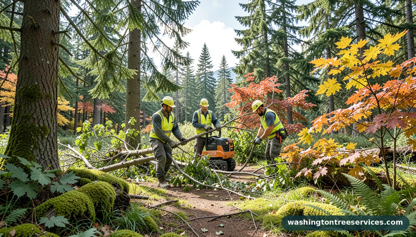 average cost for tree removal - completed tree work by Washington Tree Services