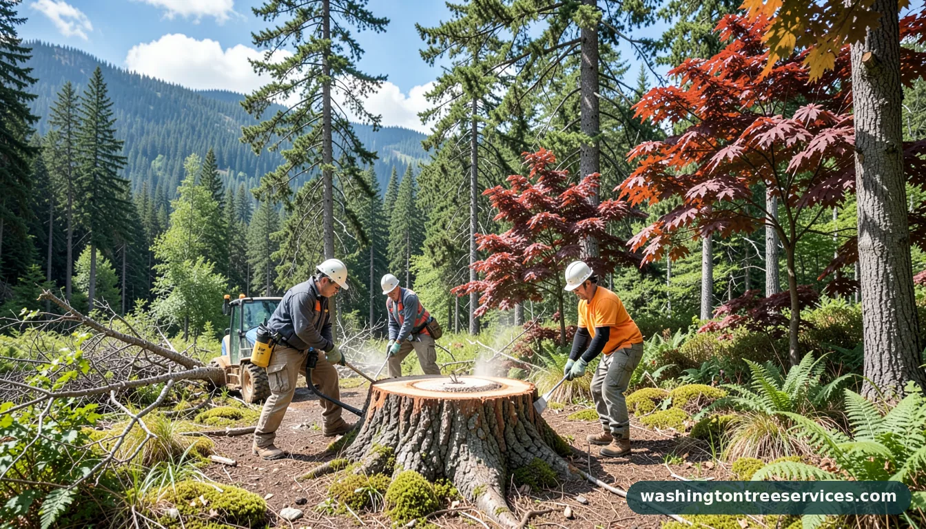 average stump grinding cost in Washington | Washington Tree Services average stump grinding cost - professional tree service in Washington