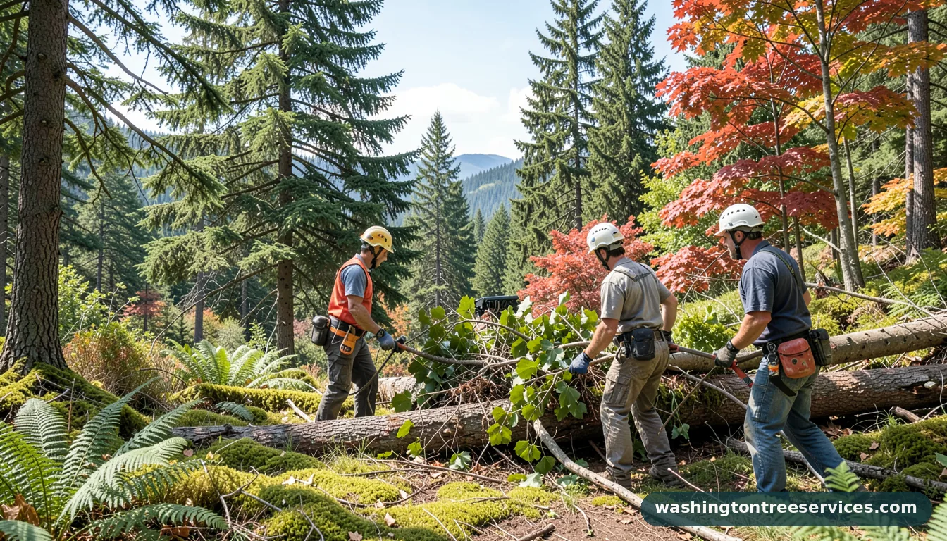 average tree removal price - completed tree work by Washington Tree Services
