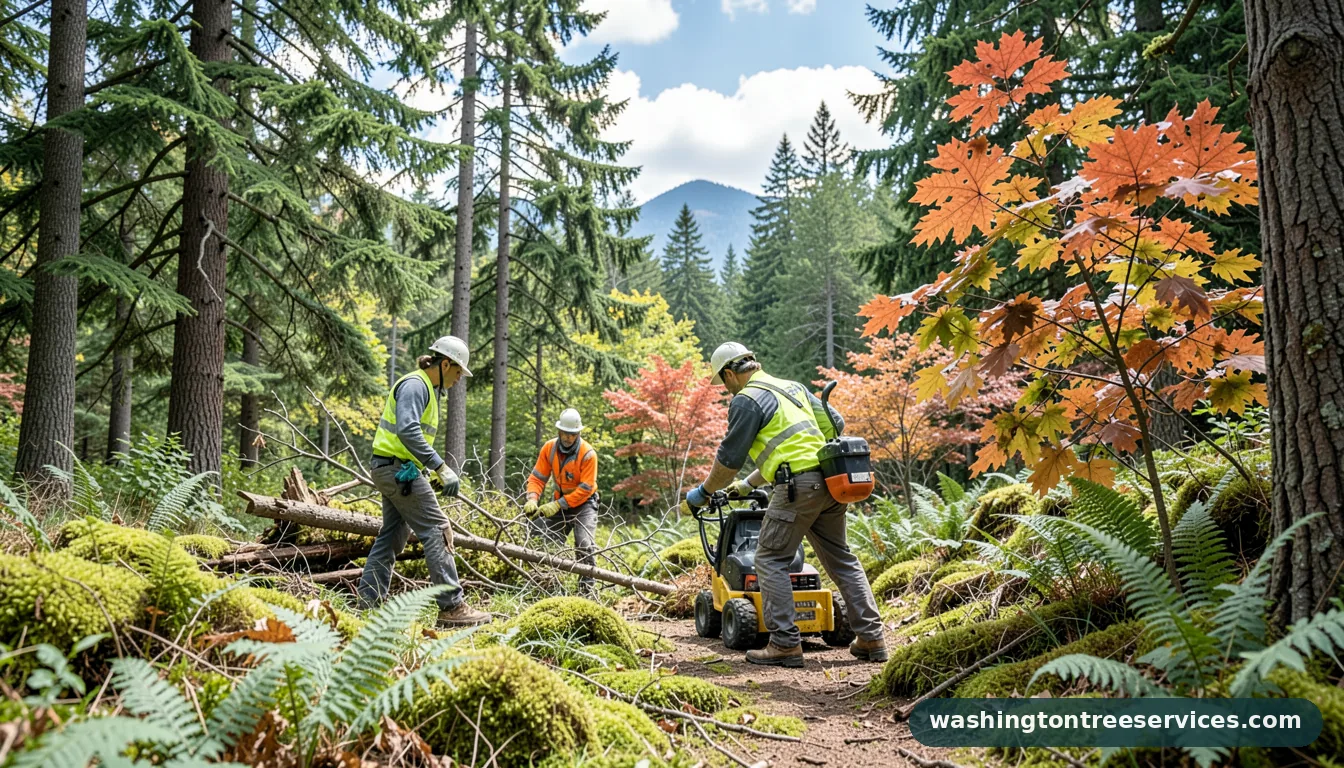 basic tree risk assessment form - completed tree work by Washington Tree Services