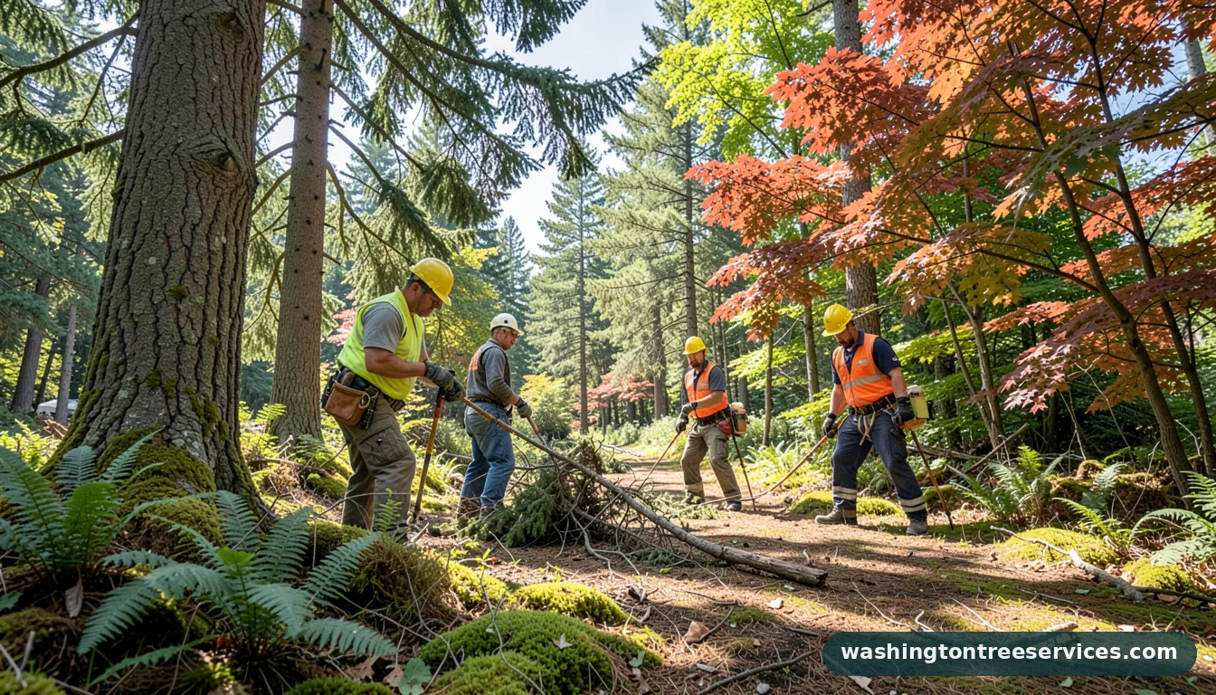 Professional equipment for bellevue tree care in Washington bellevue tree care - tree service equipment and crew in Washington