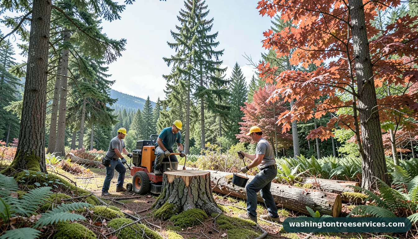 best stump grinder in Washington | Washington Tree Services best stump grinder - professional tree service in Washington