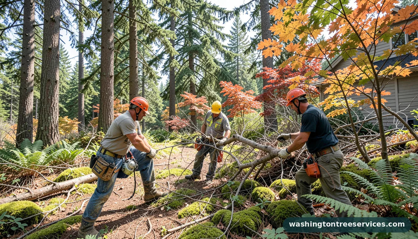 Completed best time for pruning trees project by Washington Tree Services best time for pruning trees - completed tree work by Washington Tree Services