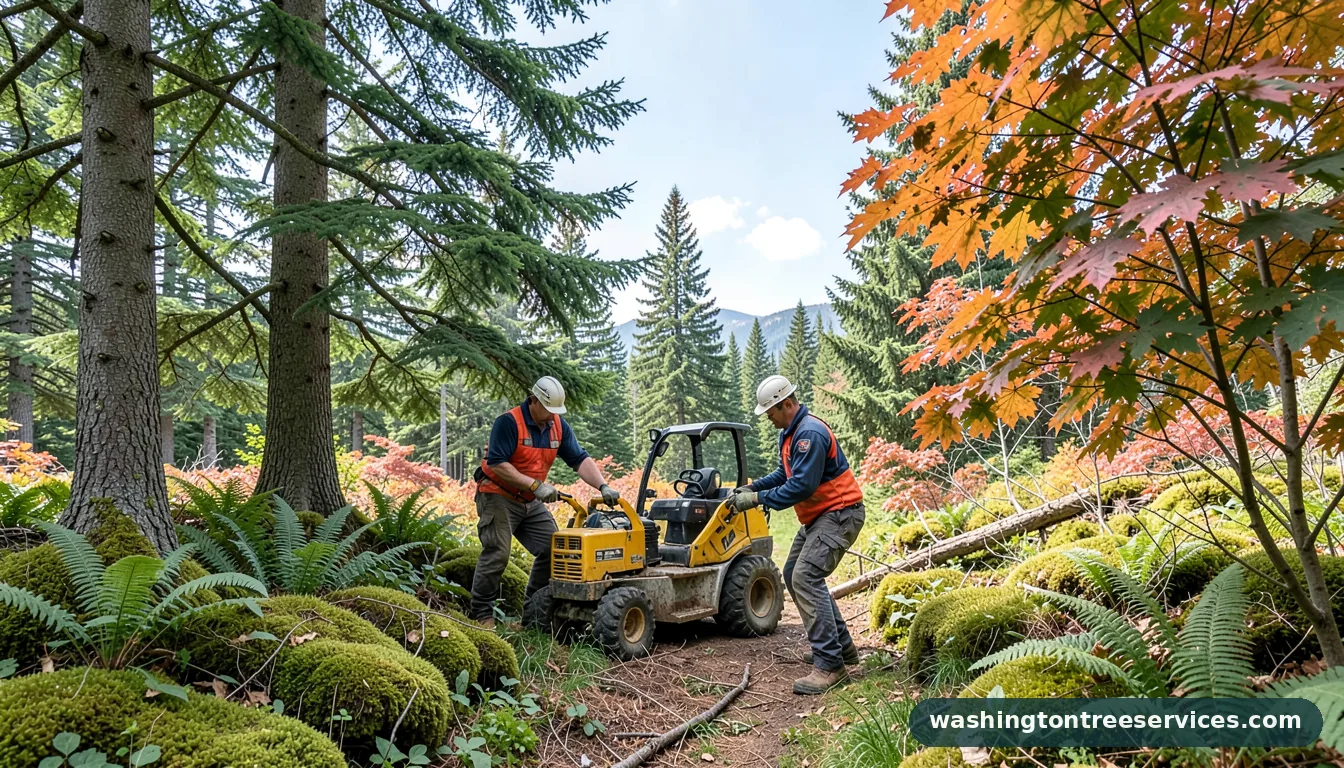 Certified arborists handling best time to prune deciduous trees in Washington best time to prune deciduous trees - certified arborists at work in Washington