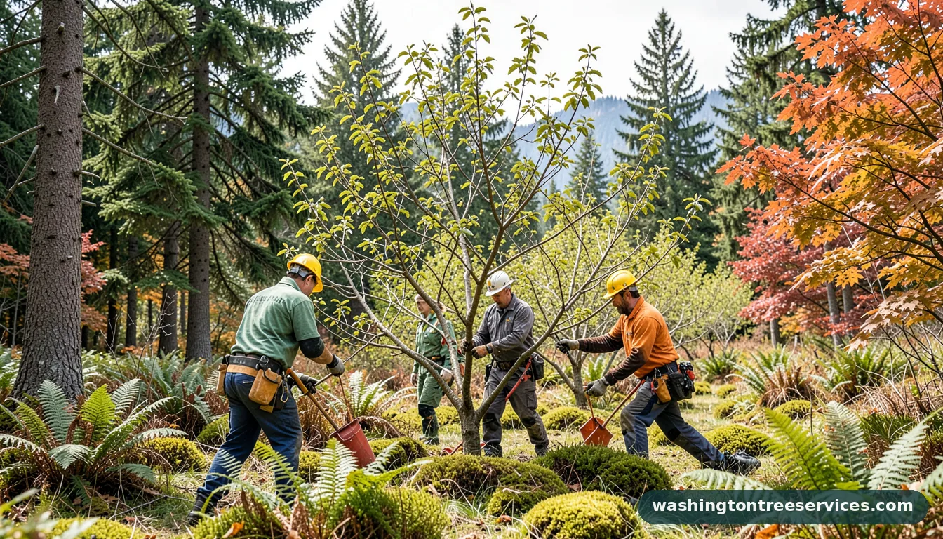 Certified arborists handling best time to prune plum trees in Washington best time to prune plum trees - certified arborists at work in Washington
