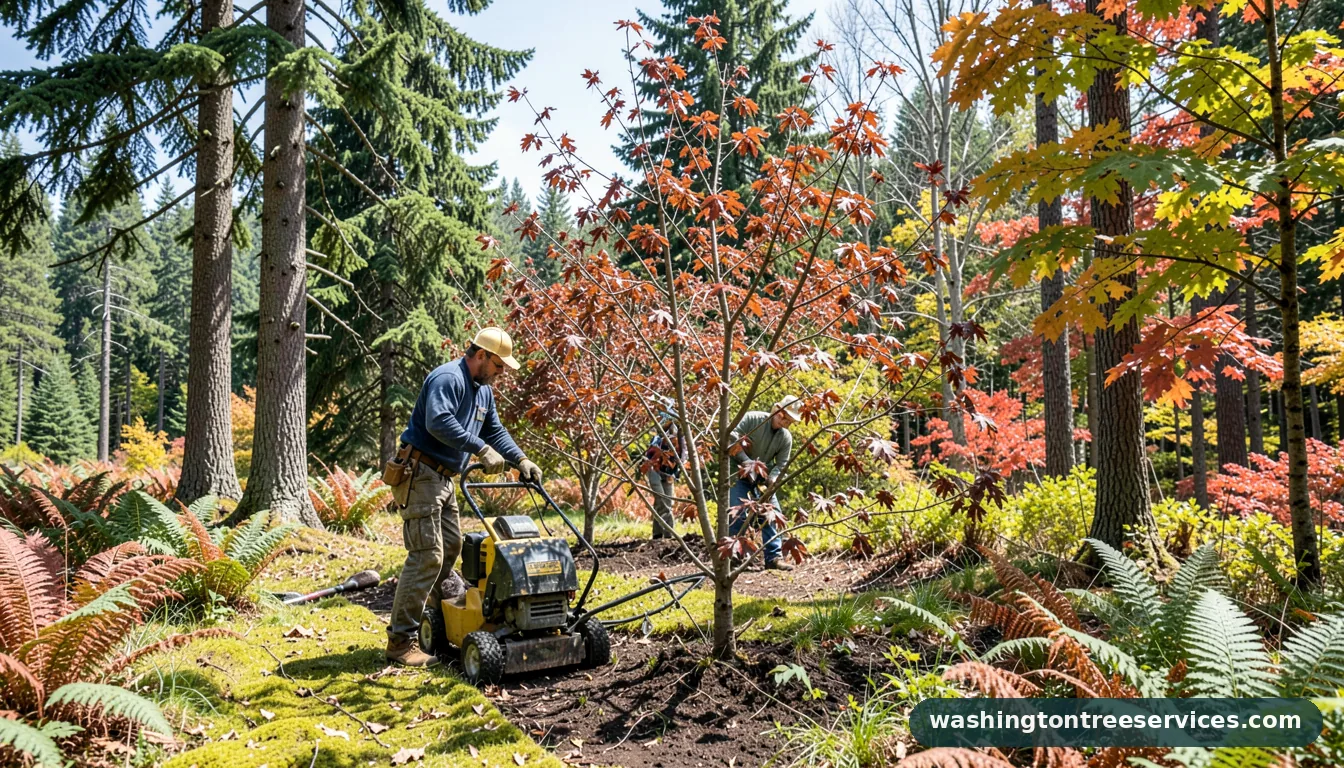 Completed best time to prune plum trees project by Washington Tree Services best time to prune plum trees - completed tree work by Washington Tree Services