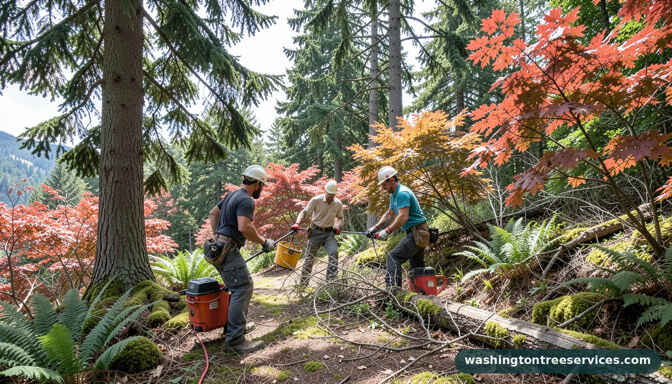 best time to prune trees - completed tree work by Washington Tree Services