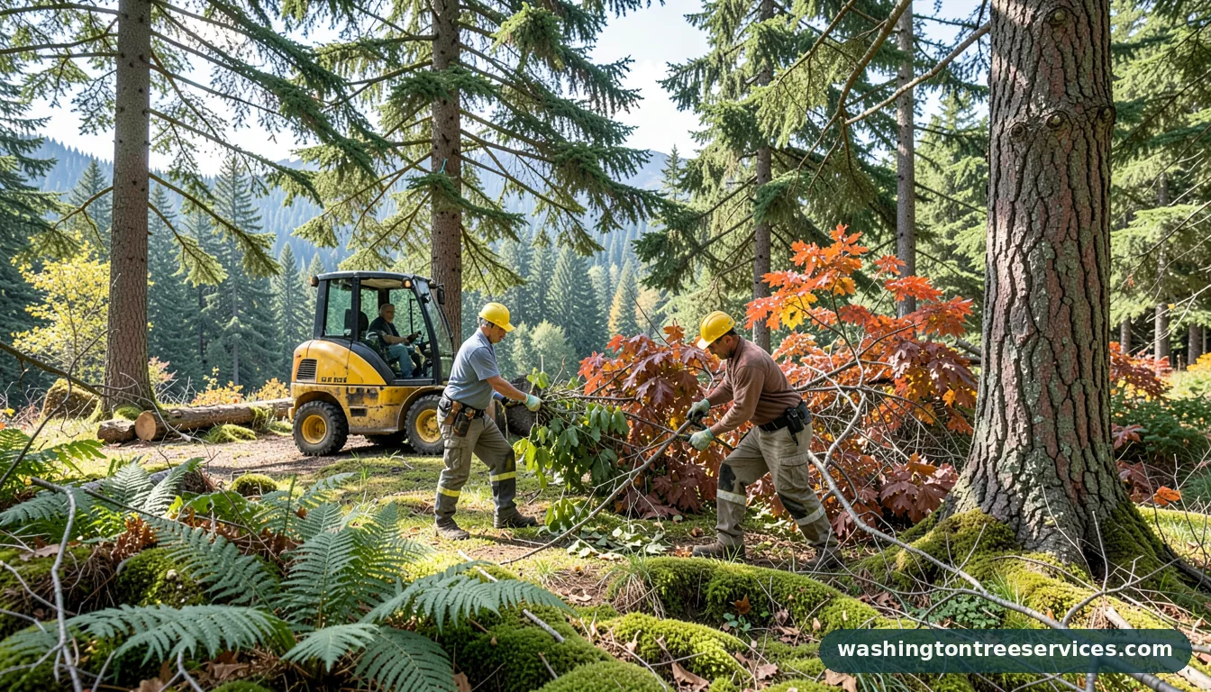 best tree care company near me - completed tree work by Washington Tree Services