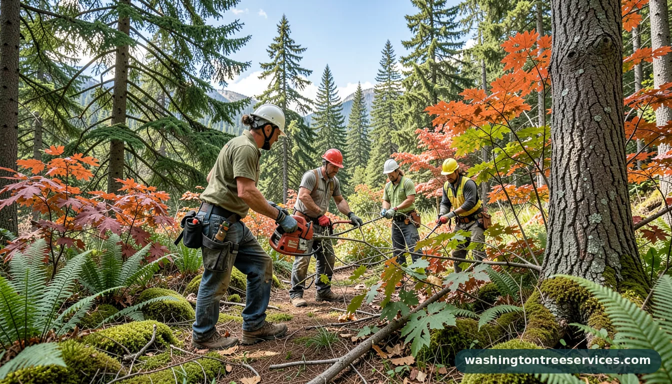 best tree pruners near me - certified arborists at work in Washington