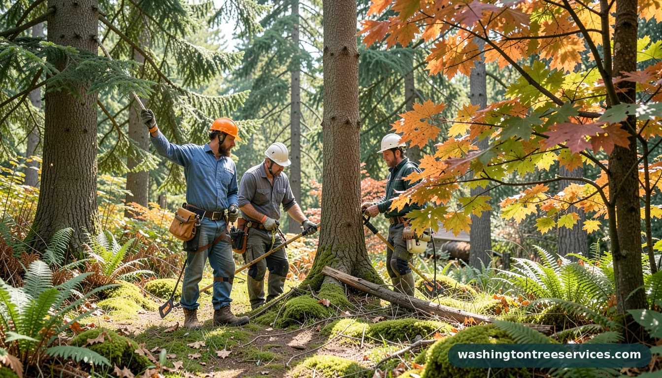 Completed best tree pruning service near me project by Washington Tree Services best tree pruning service near me - completed tree work by Washington Tree Services