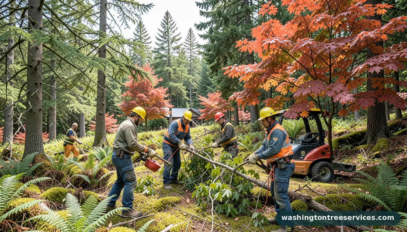 best tree service in my area - certified arborists at work in Washington