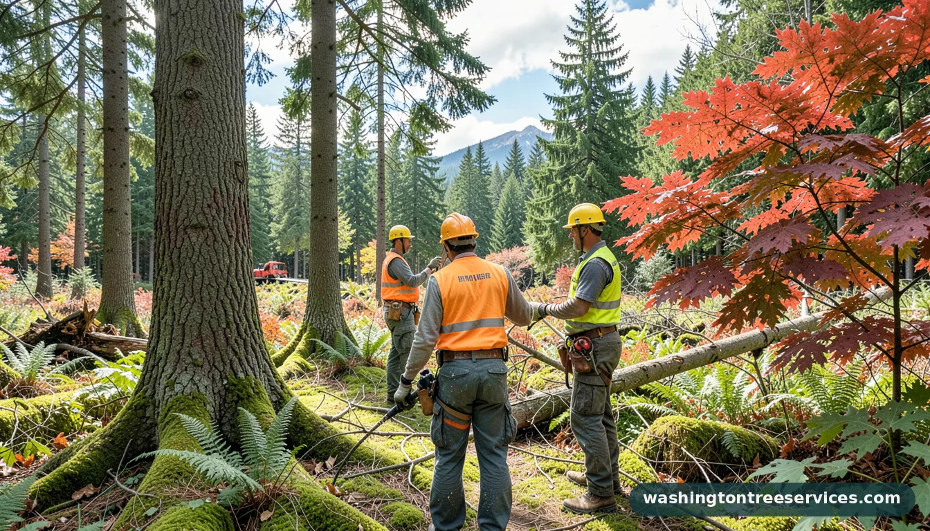 best tree service in my area - tree service equipment and crew in Washington