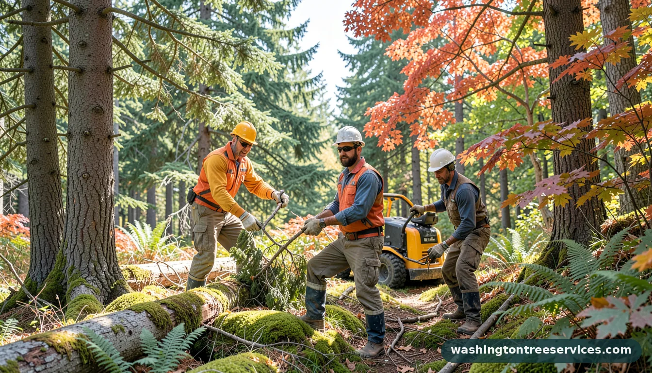 best tree service in my area - completed tree work by Washington Tree Services
