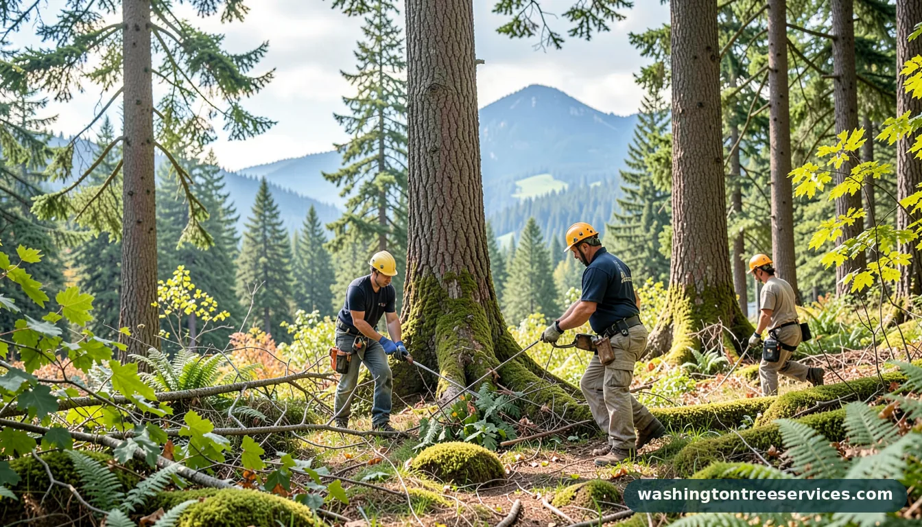 Completed best tree service near me project by Washington Tree Services best tree service near me - completed tree work by Washington Tree Services