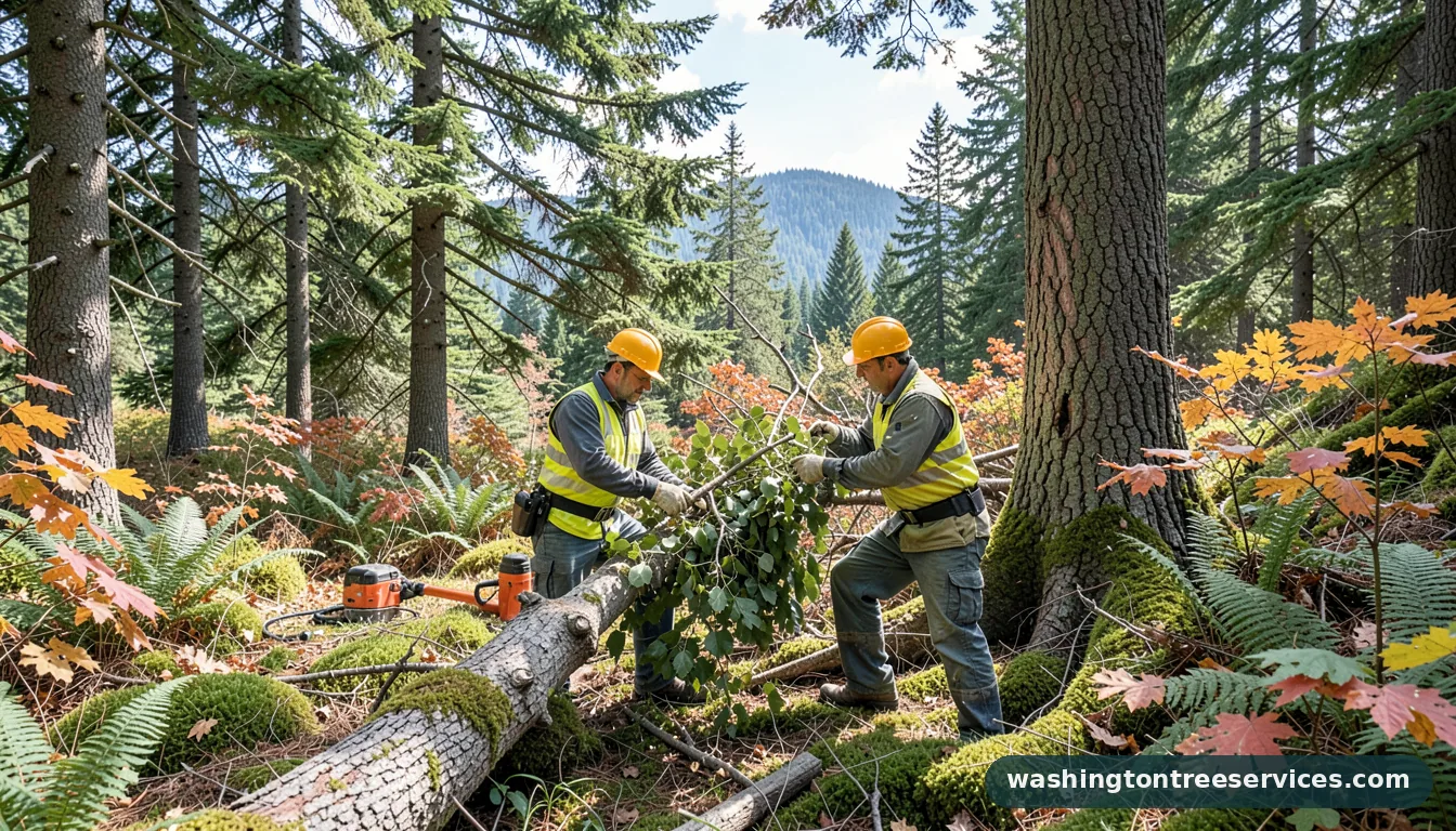 Certified arborists handling best tree trimming service near me in Washington best tree trimming service near me - certified arborists at work in Washington