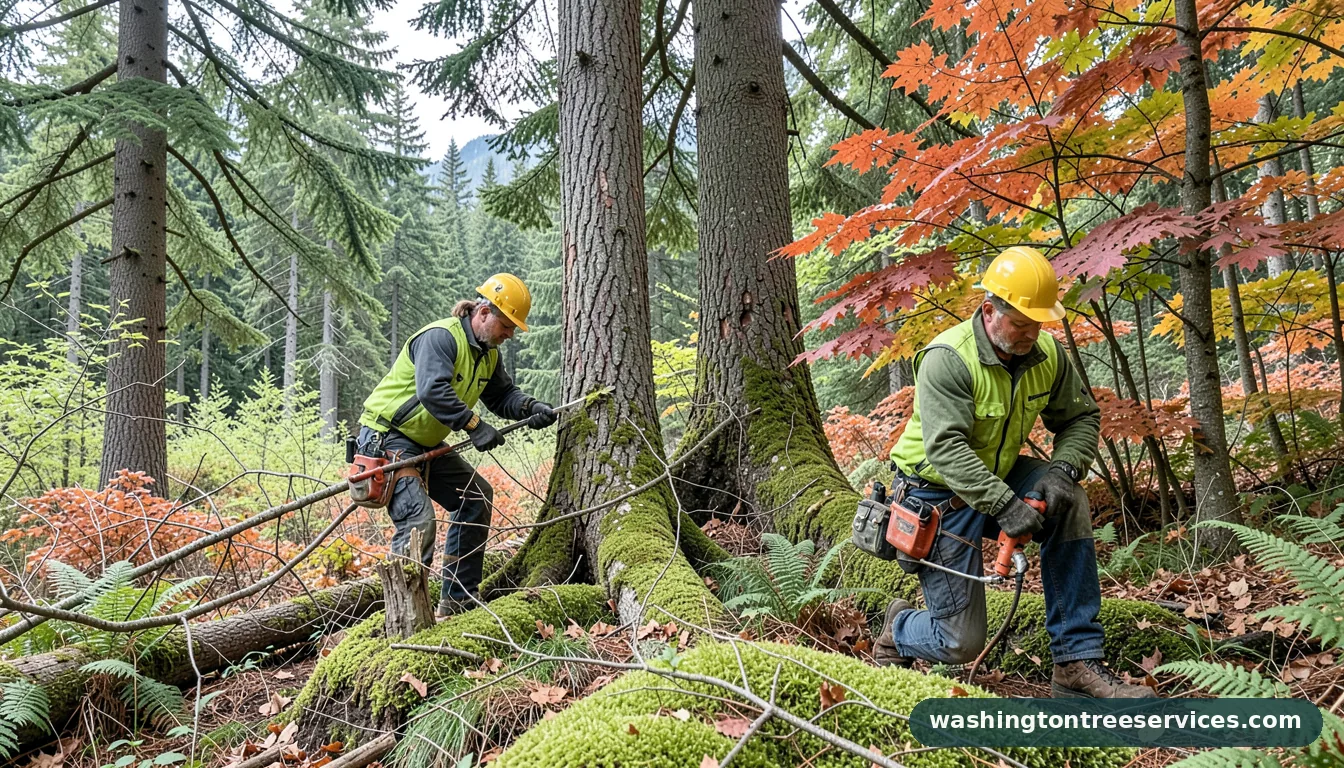 Professional equipment for best tree trimming service near me in Washington best tree trimming service near me - tree service equipment and crew in Washington