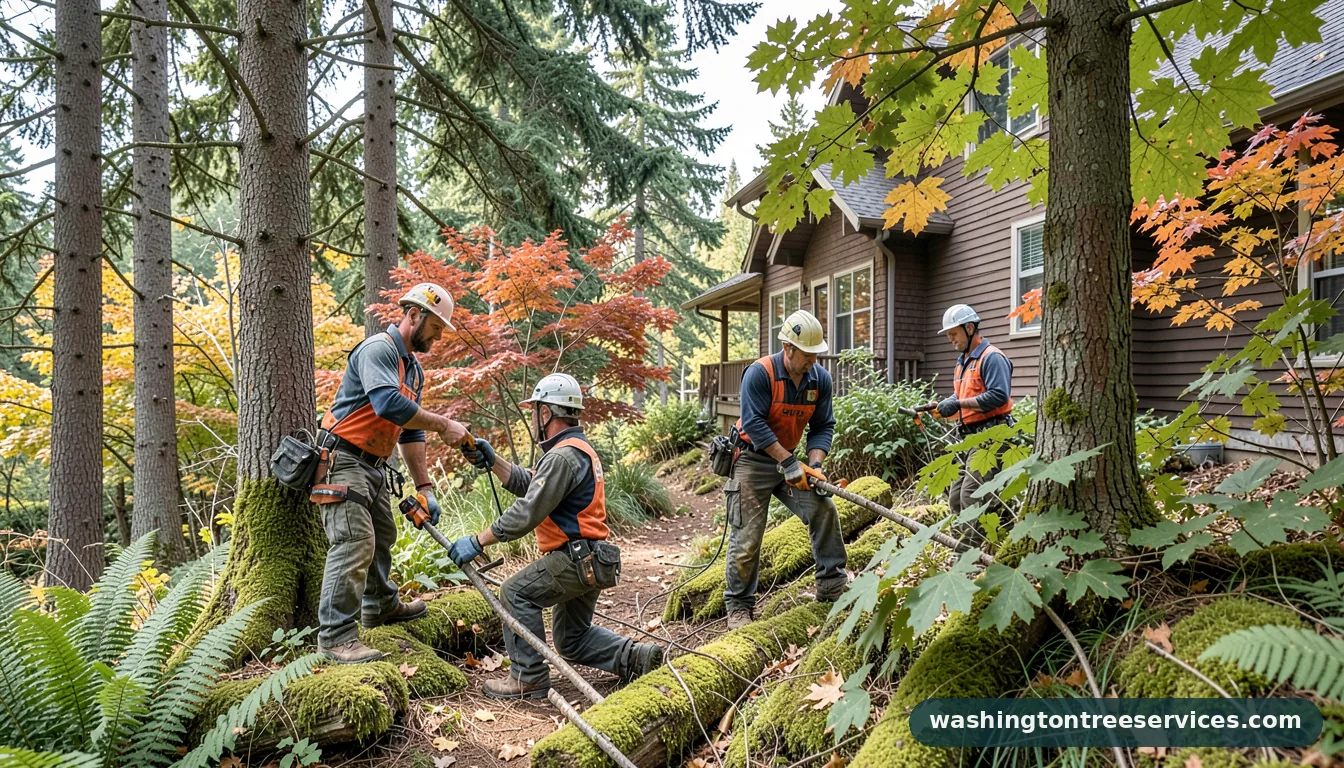 Completed best tree trimming service near me project by Washington Tree Services best tree trimming service near me - completed tree work by Washington Tree Services