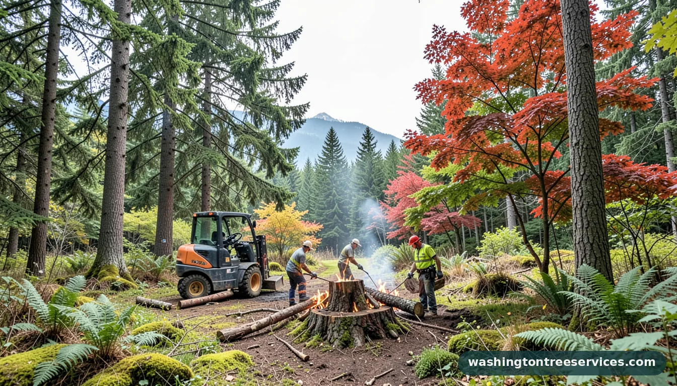 best way to burn stumps out of ground in Washington | Washington Tree Services best way to burn stumps out of ground - professional tree service in Washington