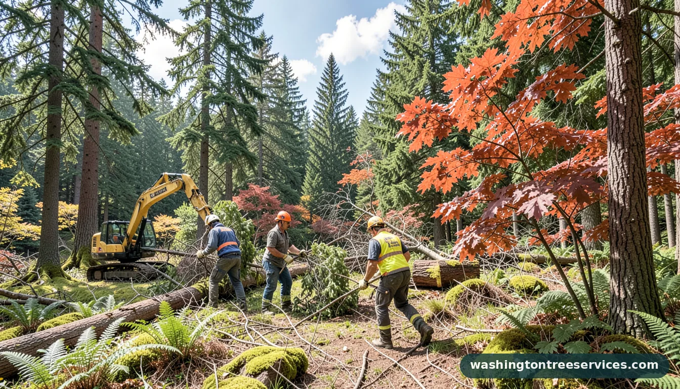 bombardier tree service - professional tree service in Washington