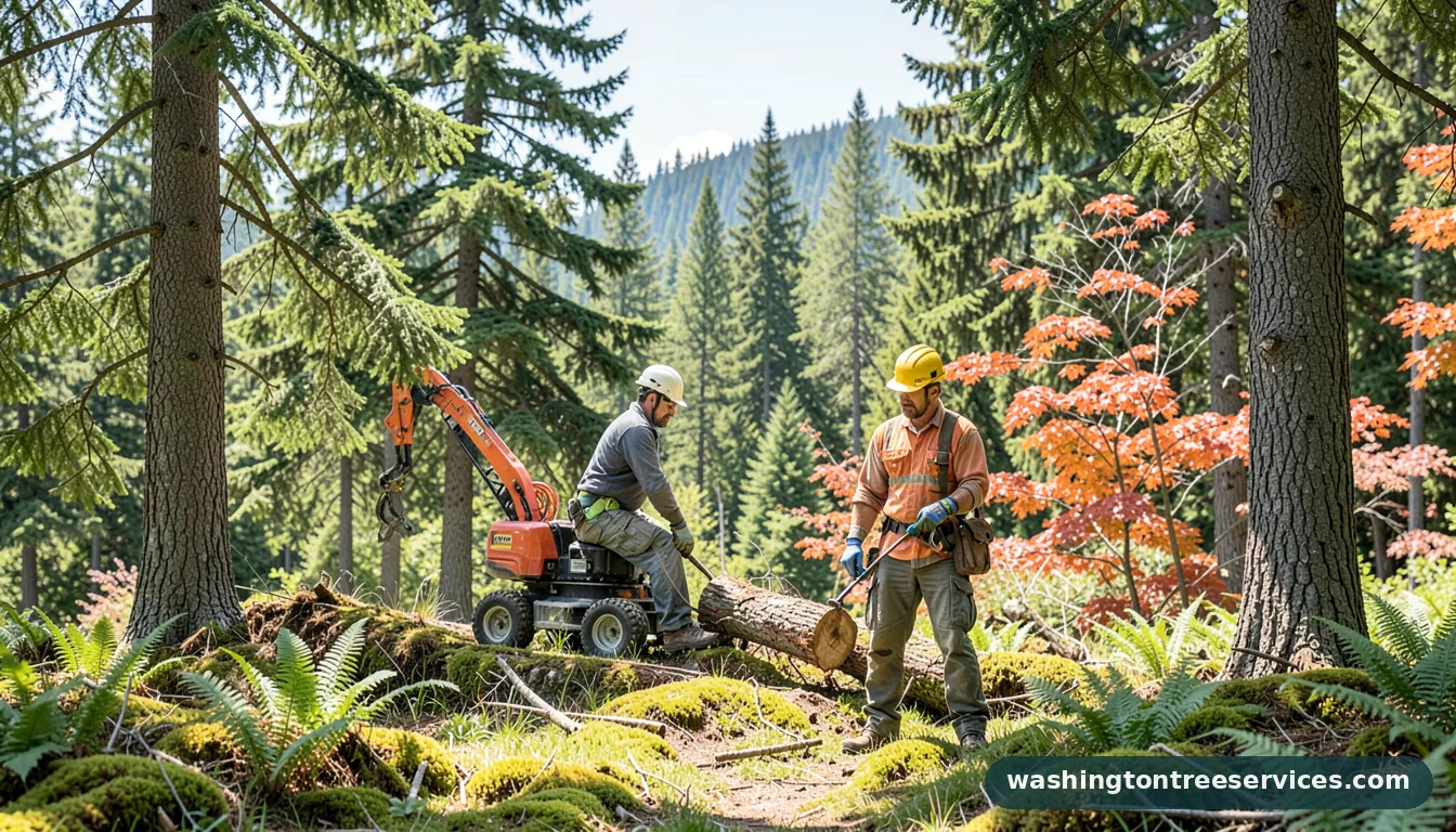 bombardier tree service - completed tree work by Washington Tree Services