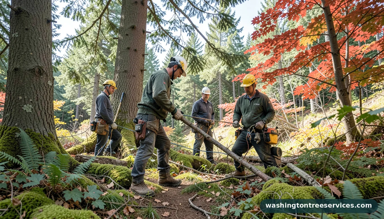 bothell arborist - certified arborists at work in Washington