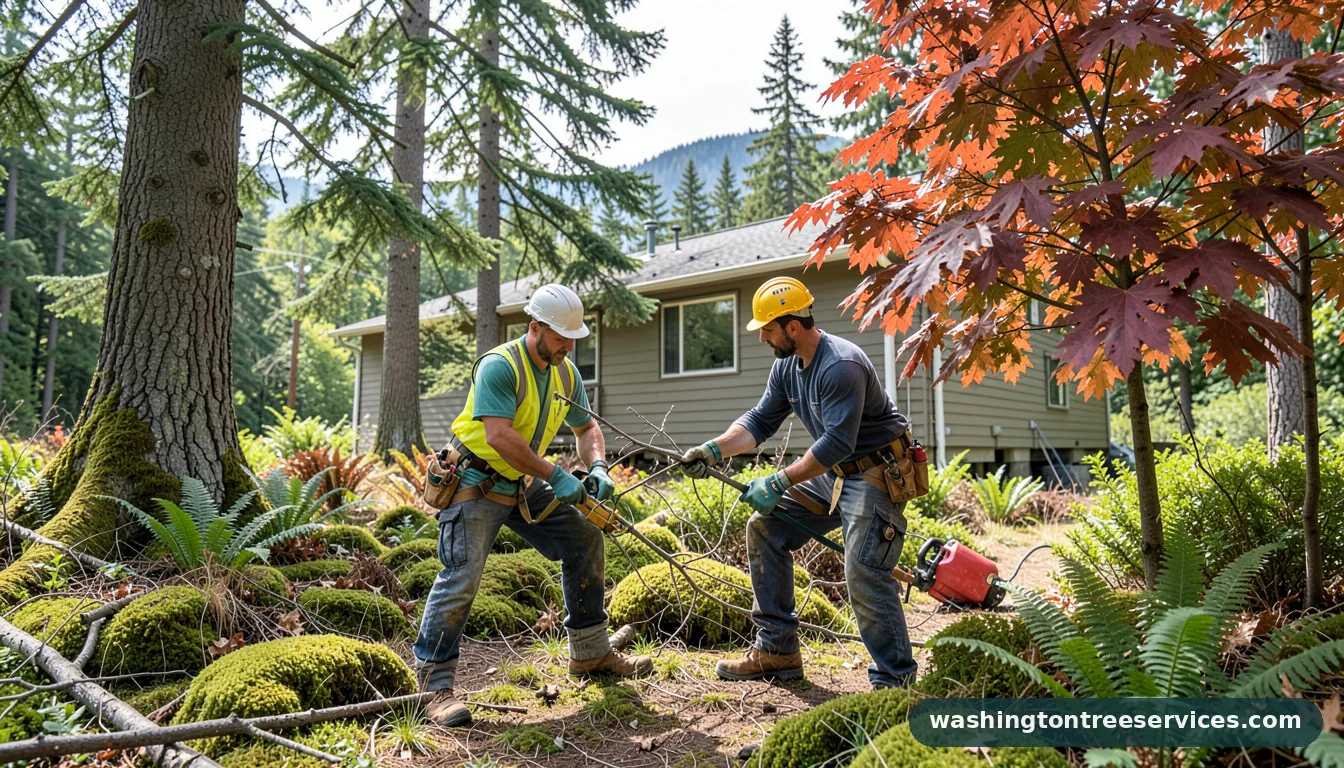bothell arborist - completed tree work by Washington Tree Services