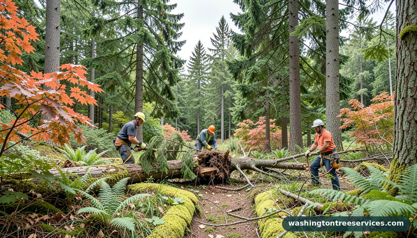 bothell tree removal - completed tree work by Washington Tree Services