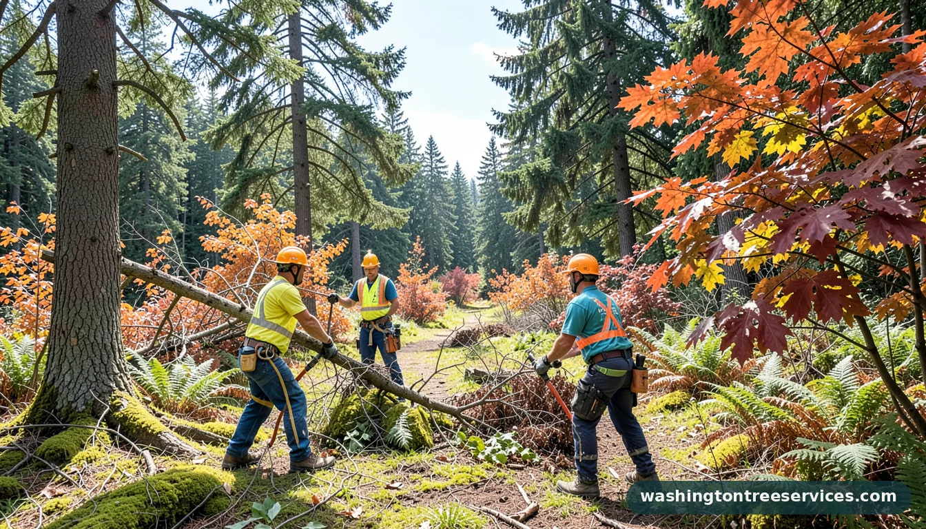 Professional equipment for bothell tree service in Washington bothell tree service - tree service equipment and crew in Washington