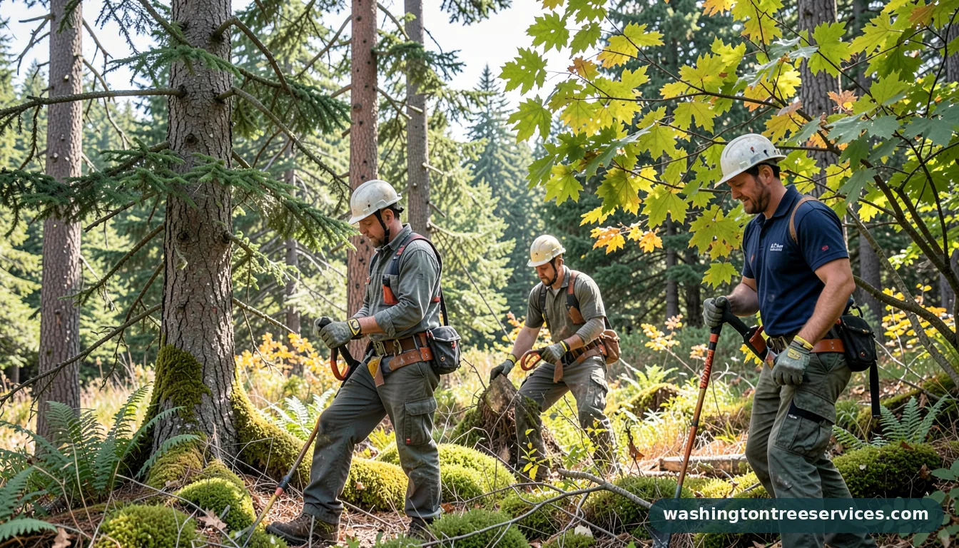 bothell tree services - certified arborists at work in Washington