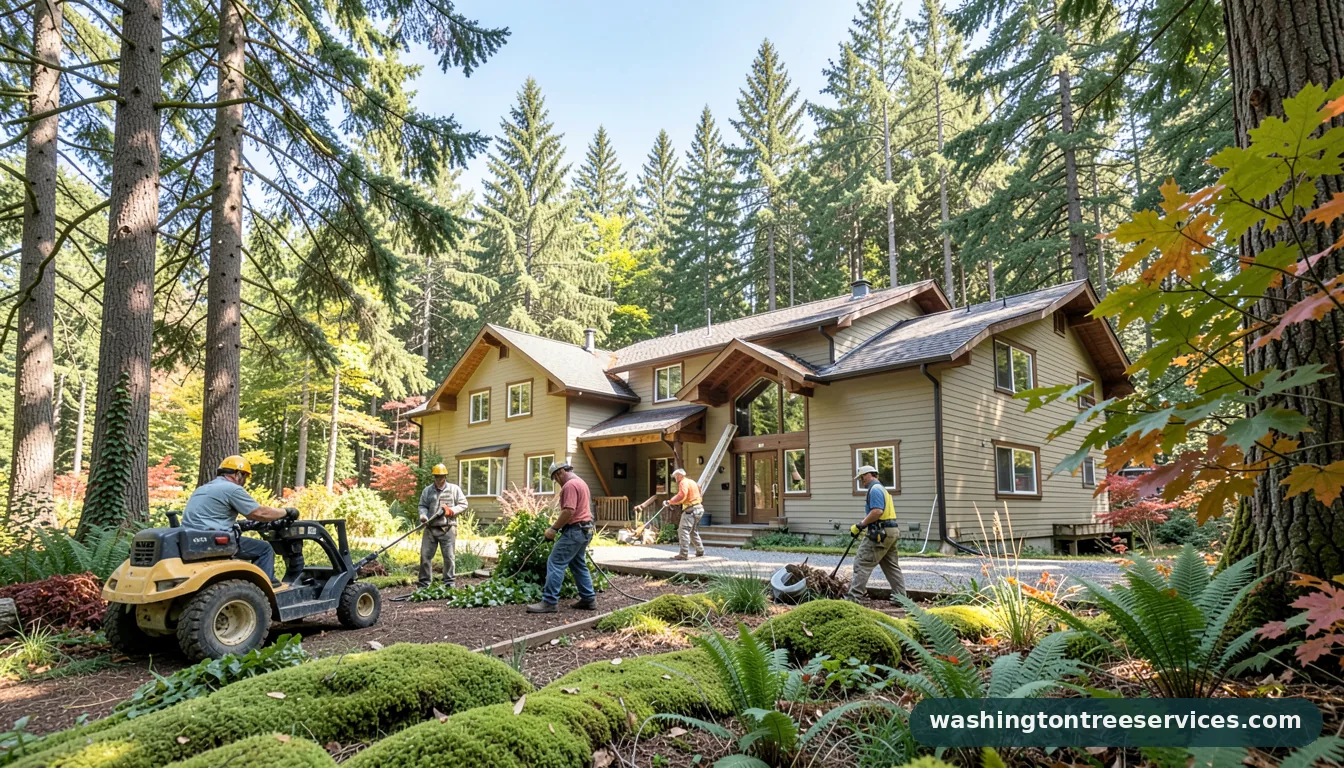 bothell tree services - completed tree work by Washington Tree Services