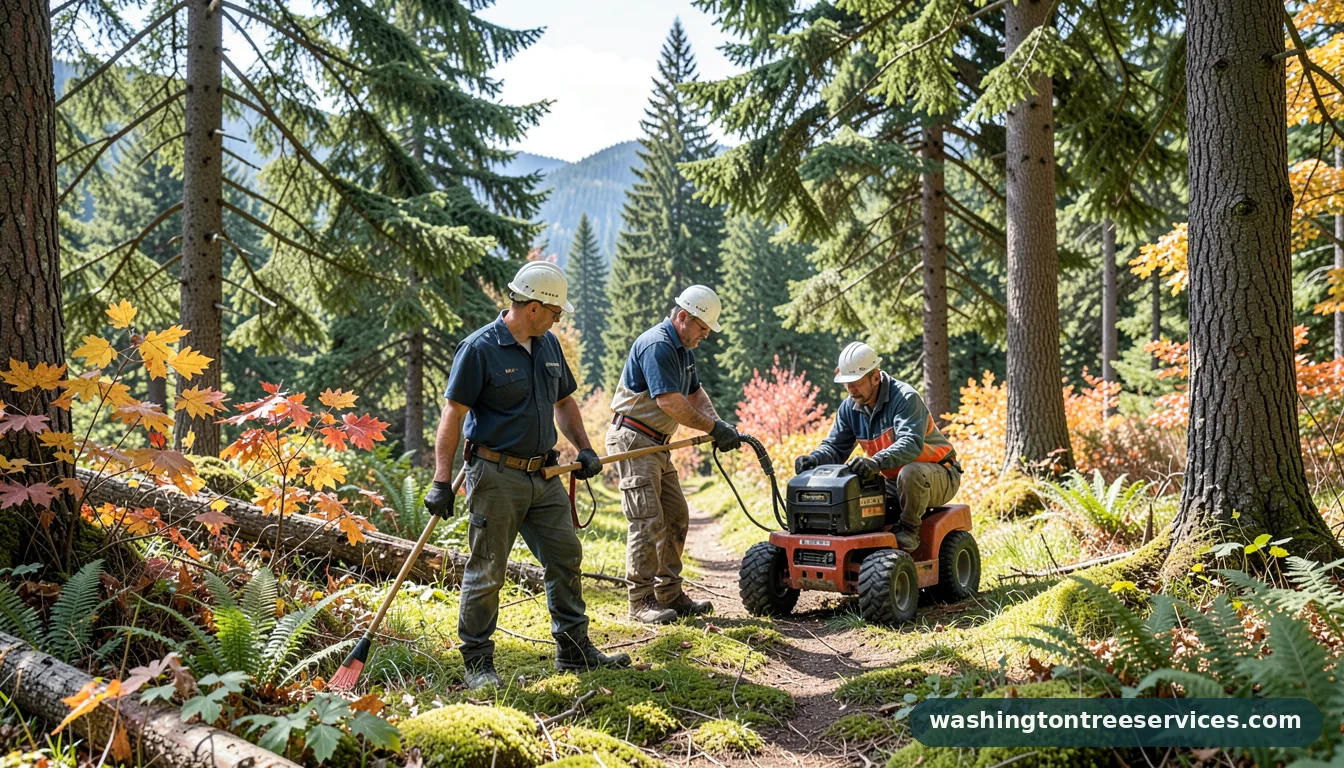 bronze birch borer treatment - completed tree work by Washington Tree Services