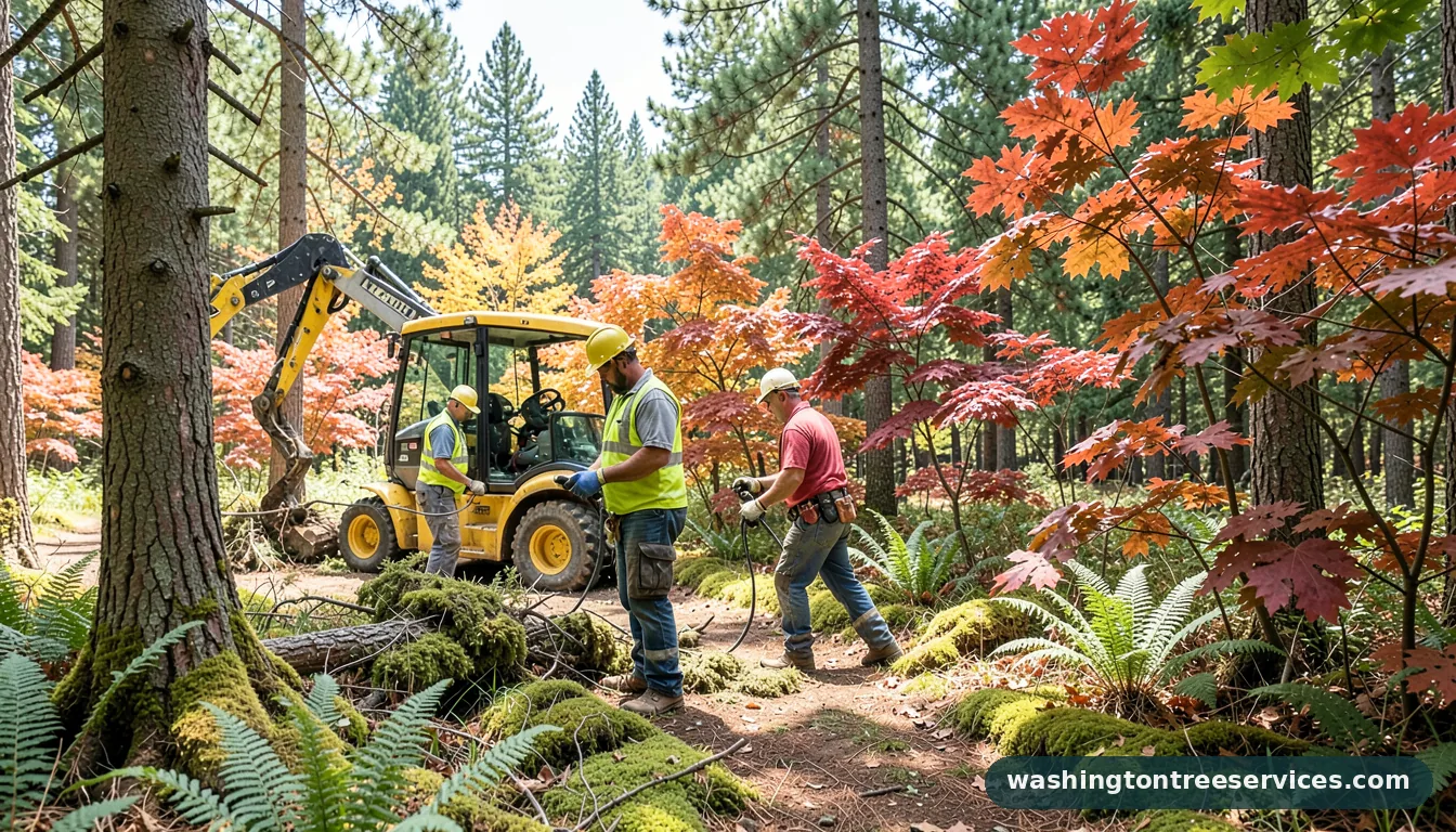 brooks landscaping and tree service - completed tree work by Washington Tree Services